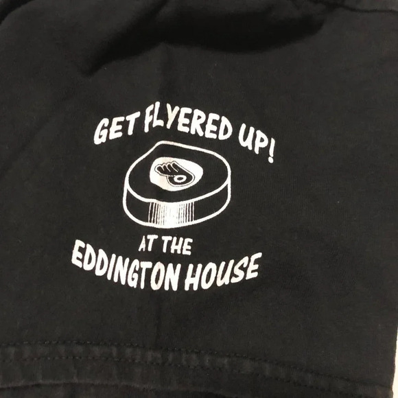 Philadelphia Flyers Hockey T Shirt Mens  Size LG Eddington House Hanes Beefy - Picture 10 of 16